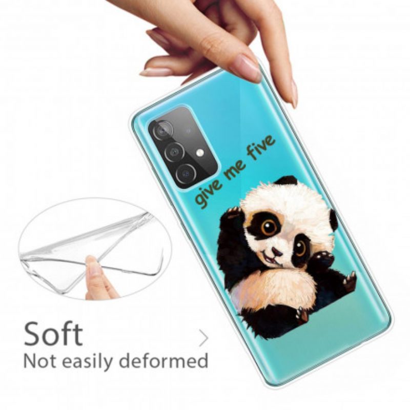 Telefoonhoesje voor Samsung Galaxy A32 Panda Geef Me Vijf