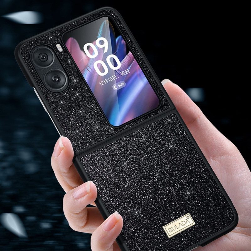 Hoesje voor Oppo Find N2 Flip Folio-hoesje Sulada-pailletten