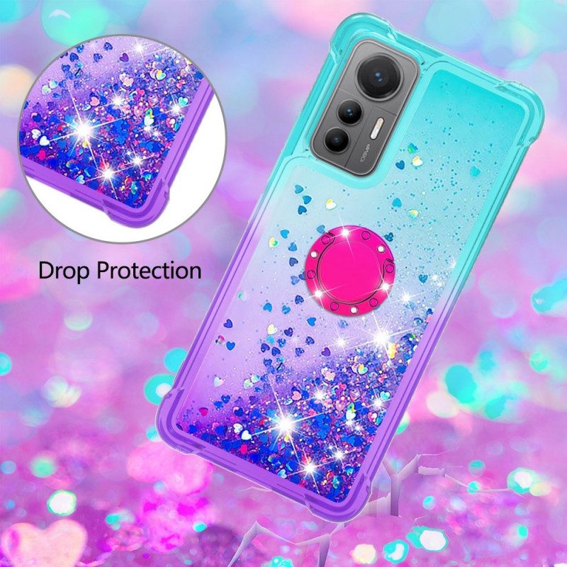 Hoesje voor Xiaomi 12 Lite Glitter Ringbeugel