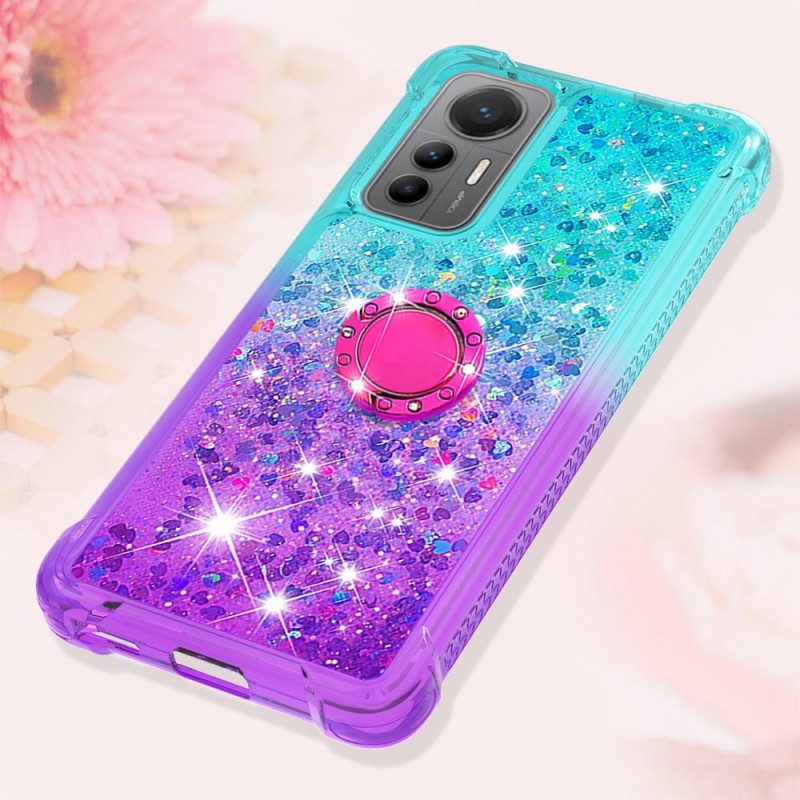 Hoesje voor Xiaomi 12 Lite Glitter Ringbeugel