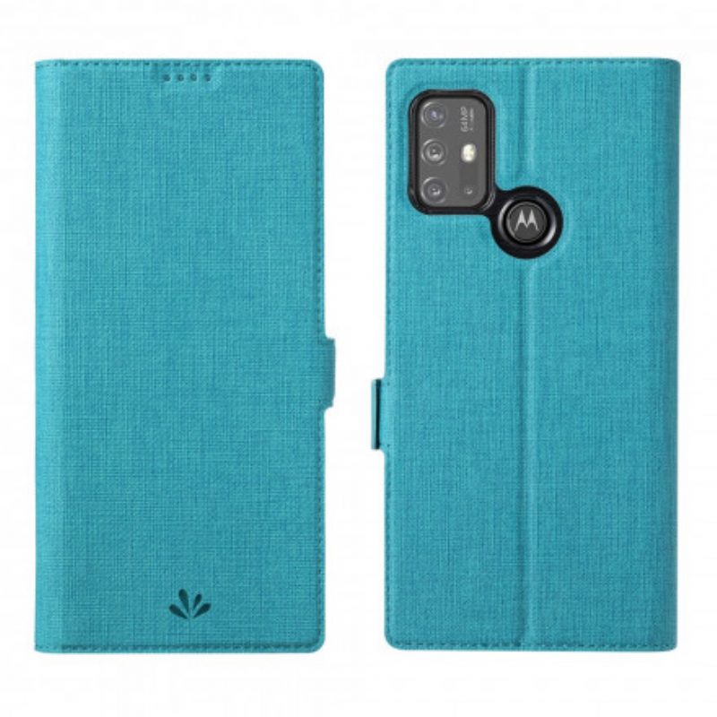 Bescherming Hoesje voor Moto G30 / G10 Folio-hoesje Getextureerde Vili Dmk