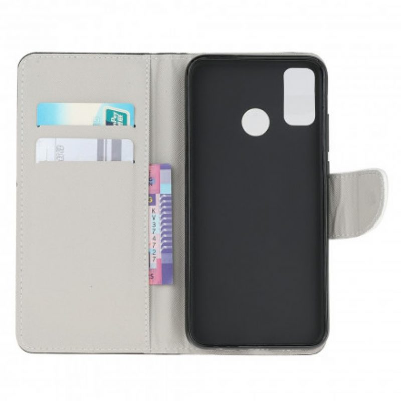 Flip Case voor Moto G30 / G10 Retro Eiffeltoren