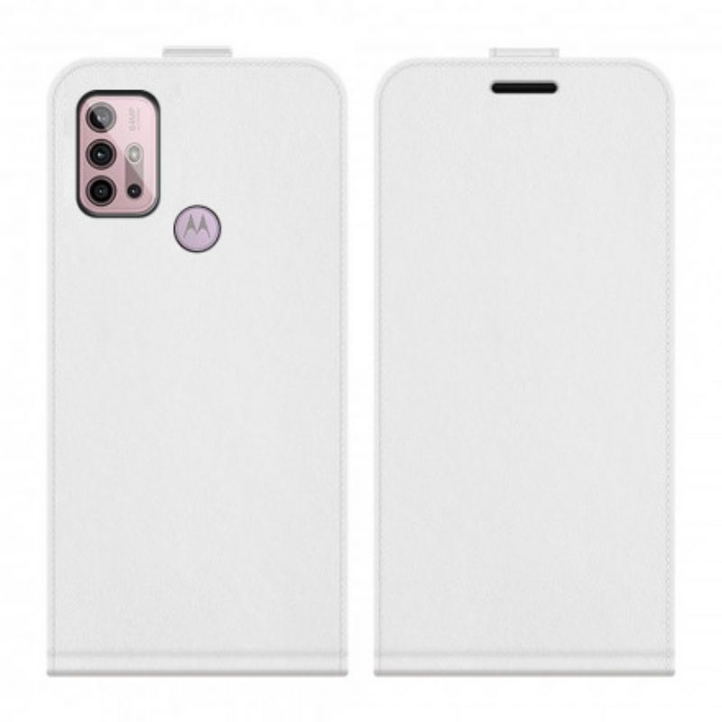 Folio-hoesje voor Moto G30 / G10 Flip Case Verticale Flap Leer Effect