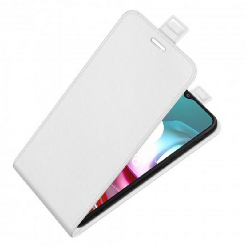 Folio-hoesje voor Moto G30 / G10 Flip Case Verticale Flap Leer Effect