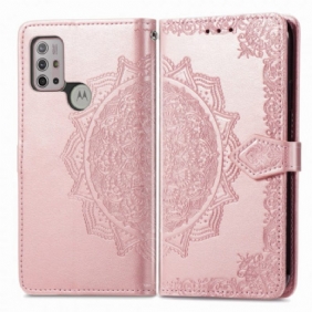 Folio-hoesje voor Moto G30 / G10 Mandala Middeleeuwen