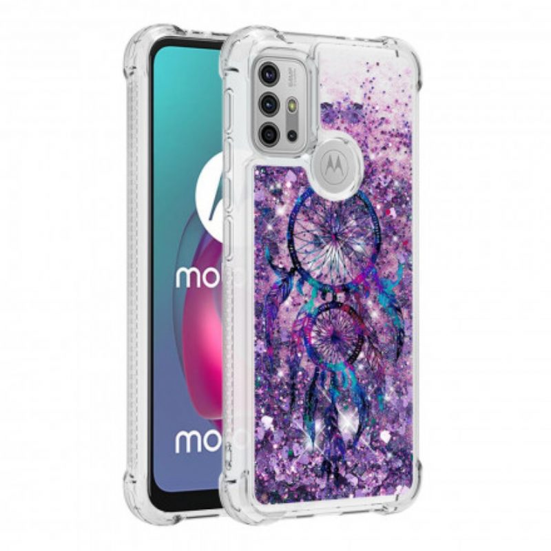 Hoesje voor Moto G30 / G10 Glitter Dromenvanger