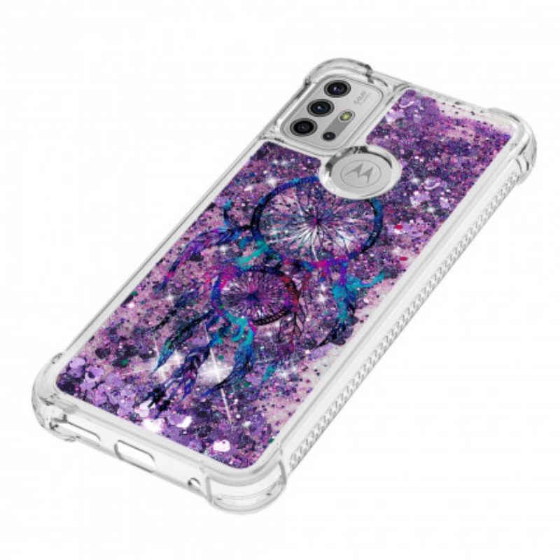 Hoesje voor Moto G30 / G10 Glitter Dromenvanger