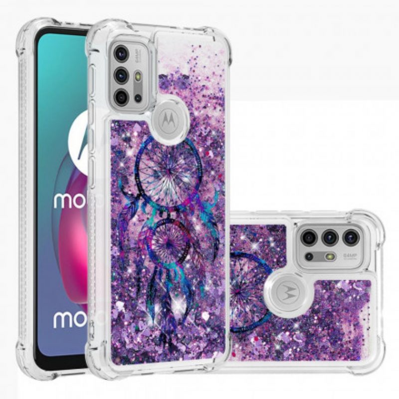 Hoesje voor Moto G30 / G10 Glitter Dromenvanger