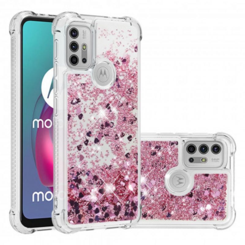 Hoesje voor Moto G30 / G10 Verlangens Pailletten