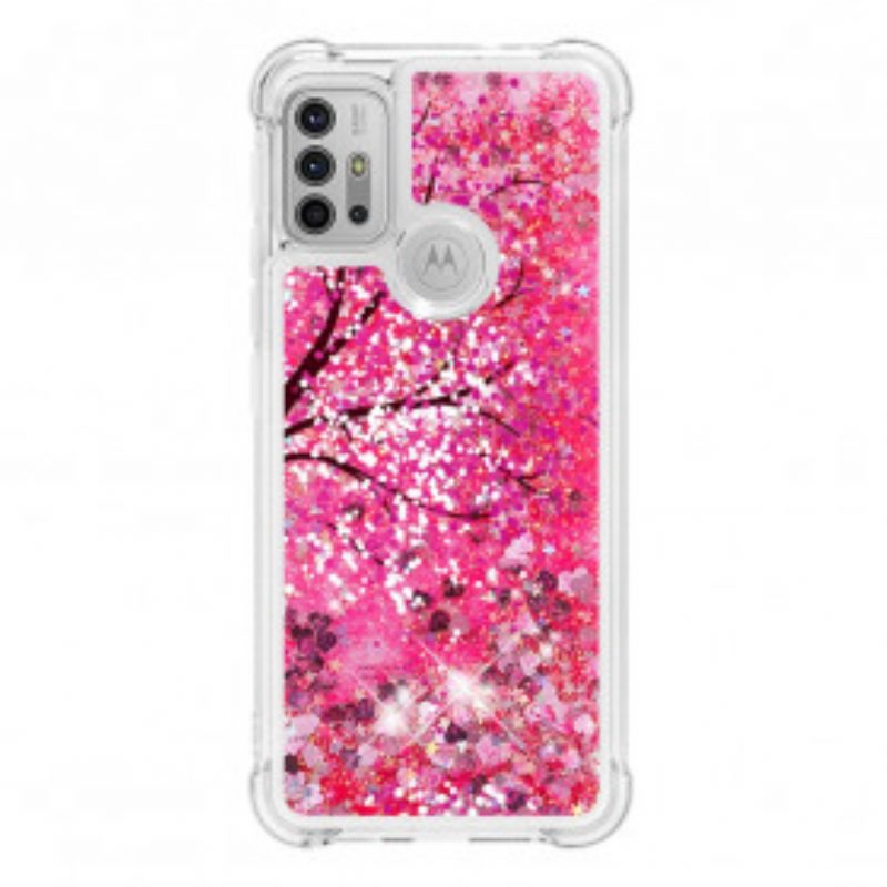 Telefoonhoesje voor Moto G30 / G10 Glitter Boom