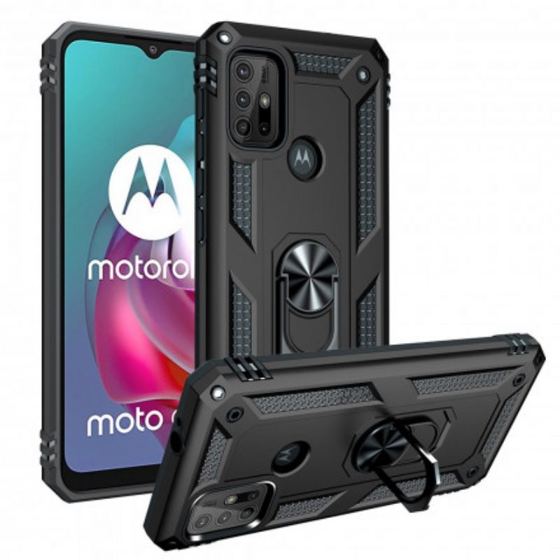 Telefoonhoesje voor Moto G30 / G10 Premium Ring