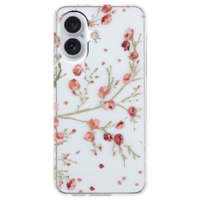 Hoesje iPhone 16 Bloemen