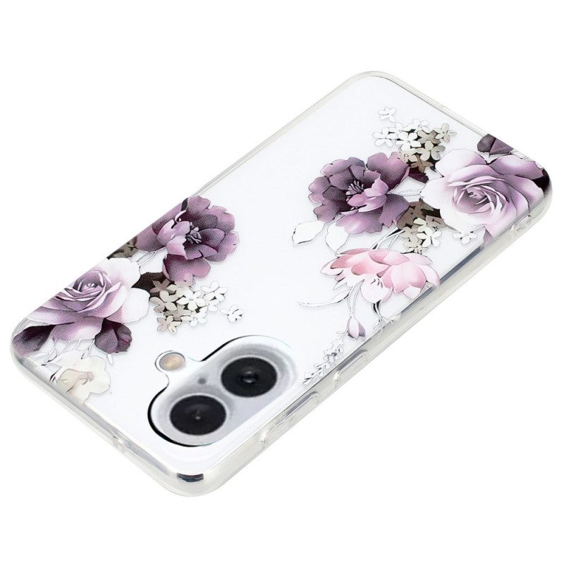 Hoesje iPhone 16 Pioenrozen