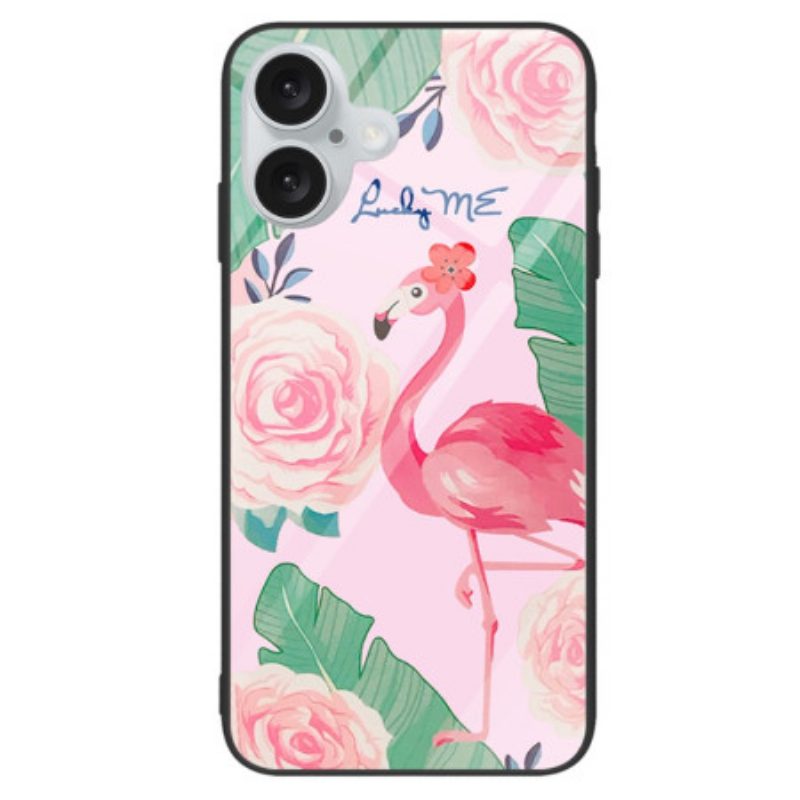 Hoesje iPhone 16 Vogel Van Gehard Glas