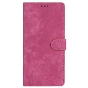 Leren Hoesje iPhone 16 Suède-effect Bescherming Hoesje