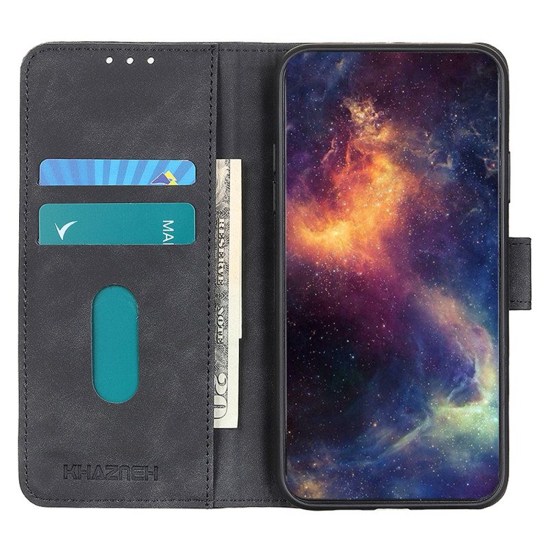 Leren Hoesje Voor iPhone 16 Retrostijl Khazneh