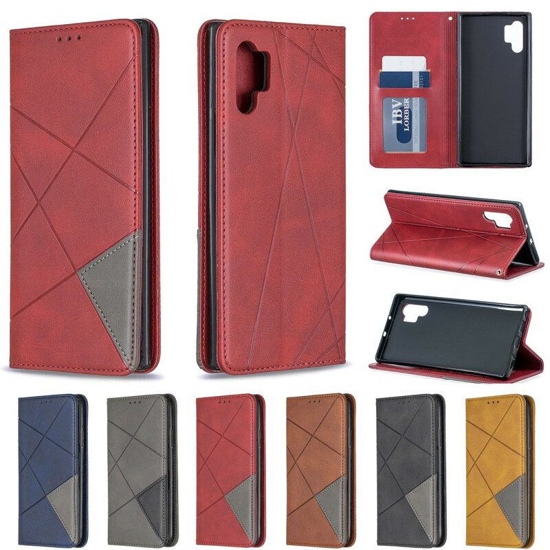 Bescherming Hoesje voor Samsung Galaxy Note 10 Plus Folio-hoesje Artistieke Stijl