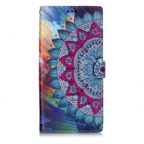 Folio-hoesje voor Samsung Galaxy Note 10 Plus Koning Mandala