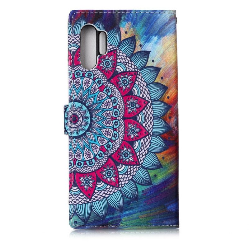 Folio-hoesje voor Samsung Galaxy Note 10 Plus Koning Mandala