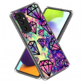 Case Hoesje Samsung Galaxy A55 5g Telefoonhoesje Diamanten