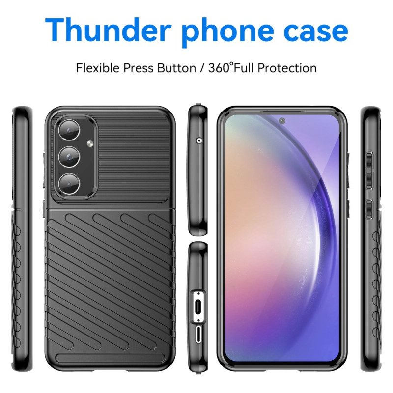 Cover Hoesje Samsung Galaxy A55 5g Telefoonhoesje Thunder-serie