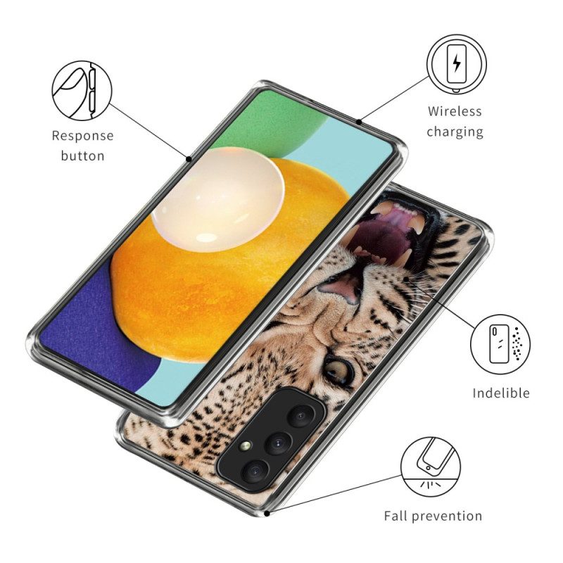 Cover Samsung Galaxy A55 5g Met Luipaardpatroon