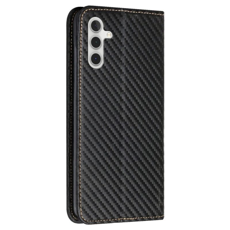 Folio-hoesje Samsung Galaxy A55 5g Koolstofvezelband Bescherming Hoesje