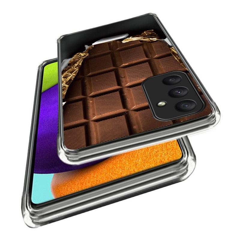 Hoesje Samsung Galaxy A55 5g Chocolade