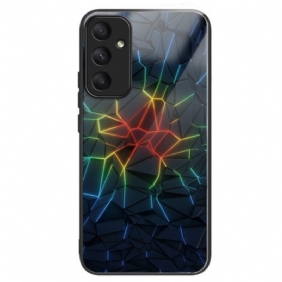 Hoesje Samsung Galaxy A55 5g Geometrisch Patroon Van Gehard Glas