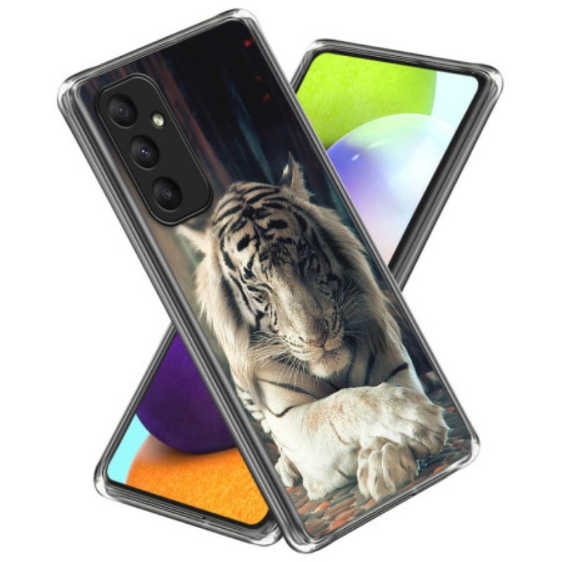 Hoesje Samsung Galaxy A55 5g Witte Tijger