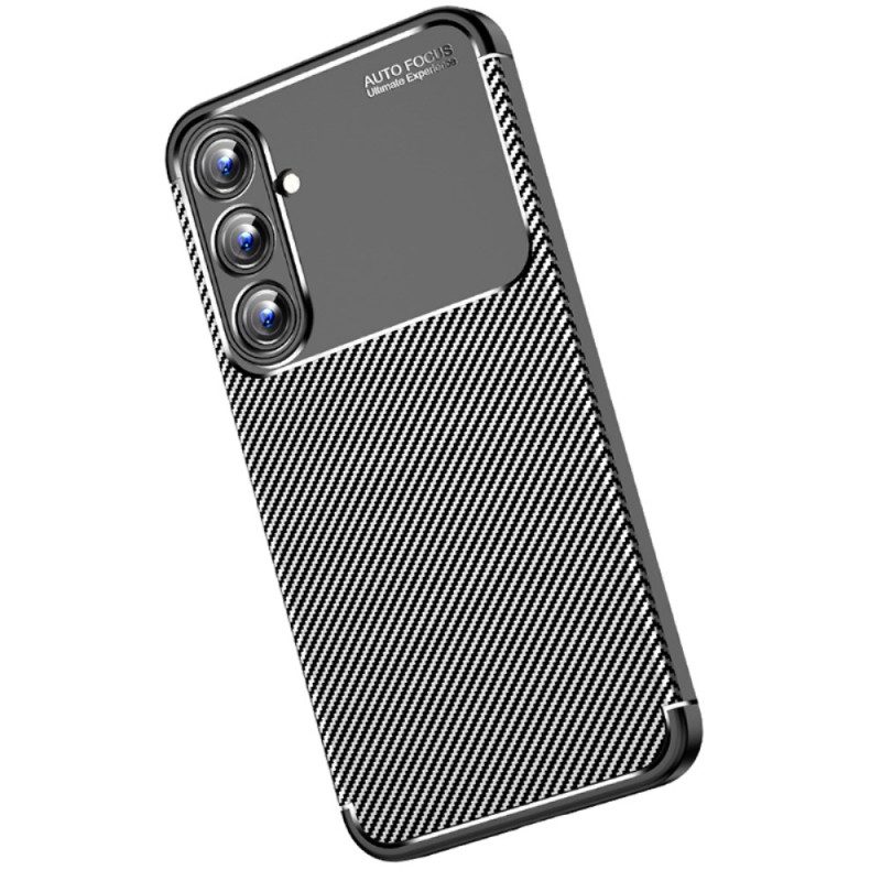 Hoesje Voor Samsung Galaxy A55 5g Flexibele Koolstofvezel