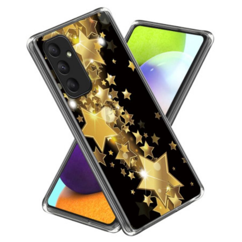 Hoesje Voor Samsung Galaxy A55 5g Gouden Sterren