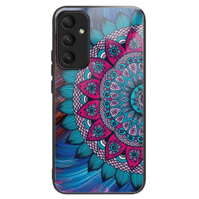 Hoesje Voor Samsung Galaxy A55 5g Mandala Gehard Glas