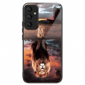 Hoesje Voor Samsung Galaxy A55 5g Rêve De Lionceau Gehard Glas