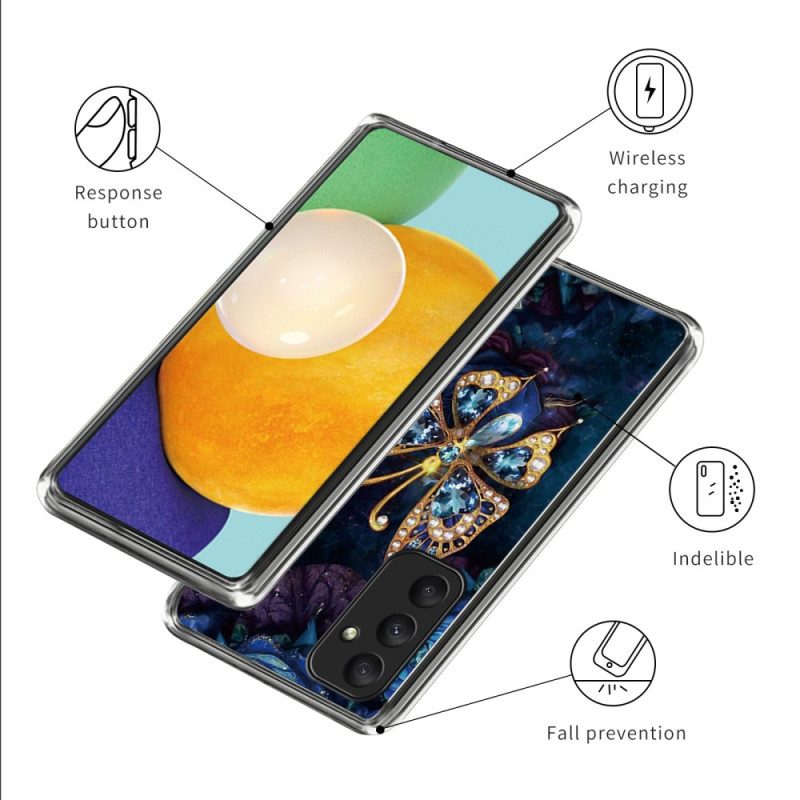 Hoesje Voor Samsung Galaxy A55 5g Vlindersieraden