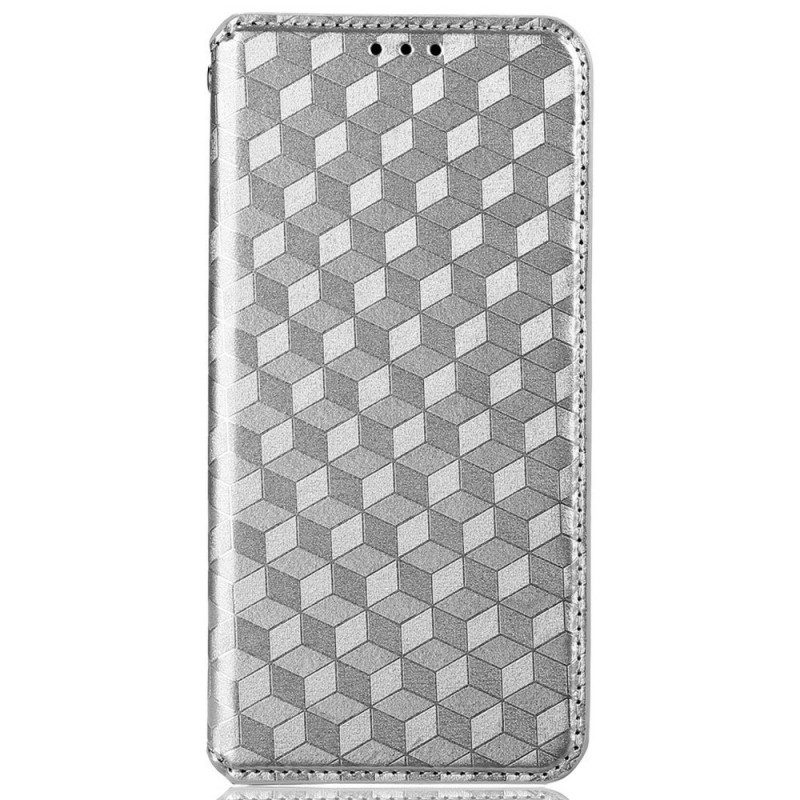 Bescherming Hoesje voor Google Pixel 7 Folio-hoesje 3d Kubussen