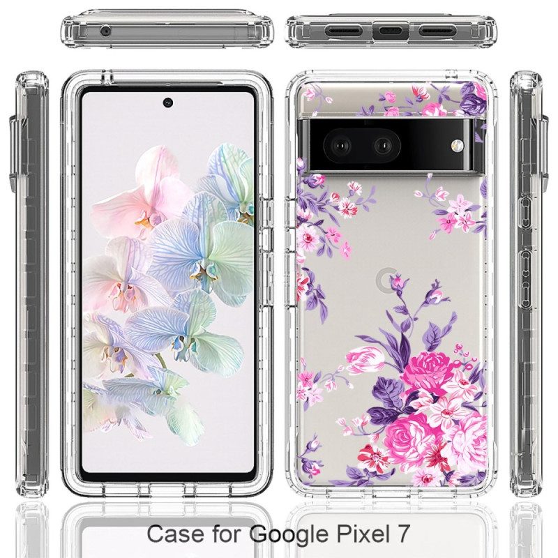 Hoesje voor Google Pixel 7 Naadloze Bloemen