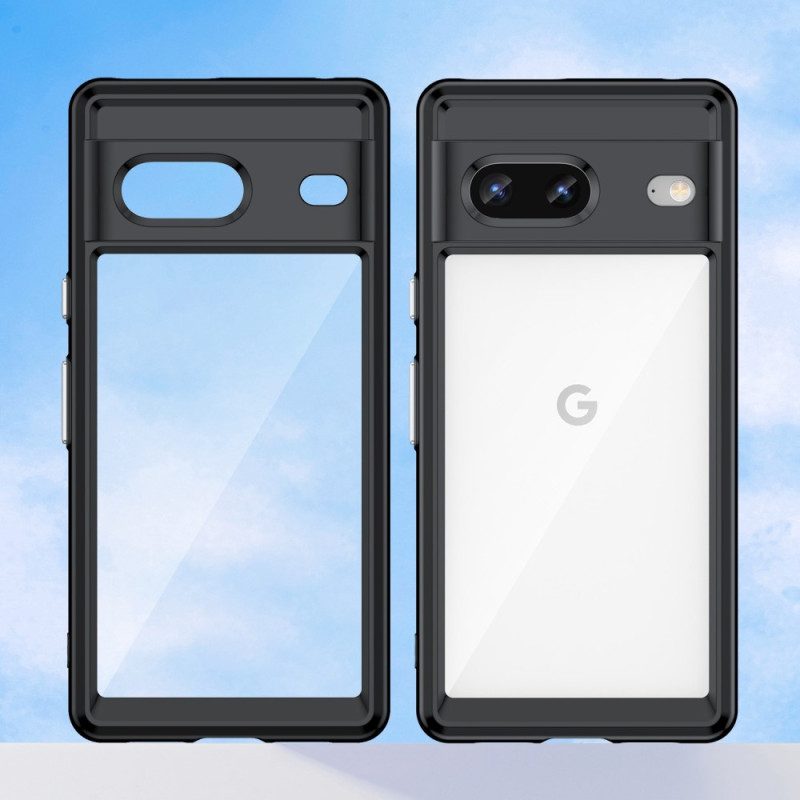 Hoesje voor Google Pixel 7 Transparante Hybride