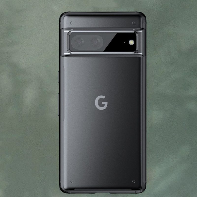 Telefoonhoesje voor Google Pixel 7 Doorschijnende Siliconen Randen