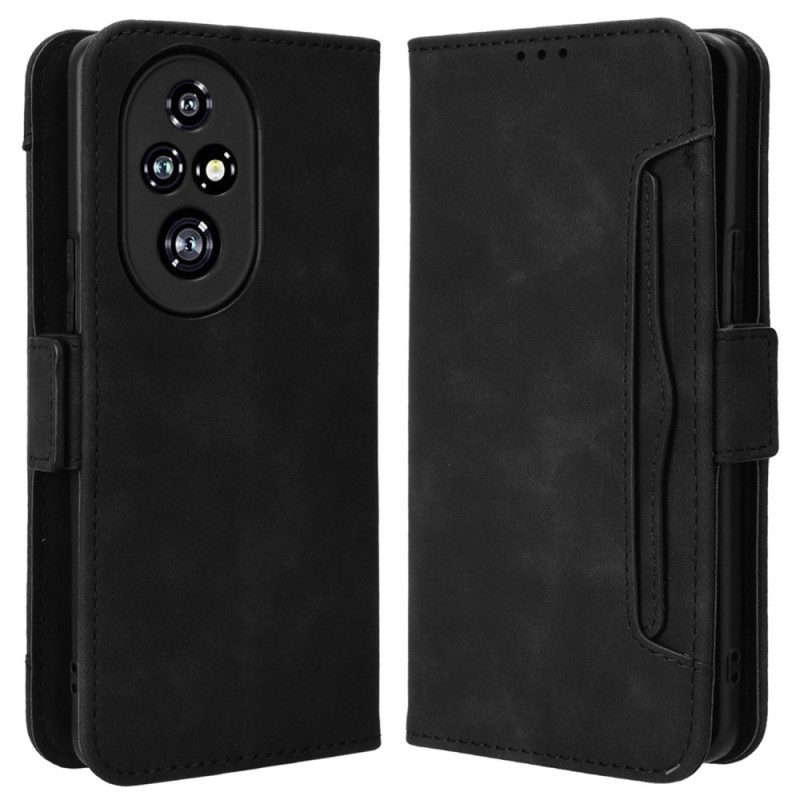 Leren Hoesje Honor 200 Pro Multi-kaarten Bescherming Hoesje