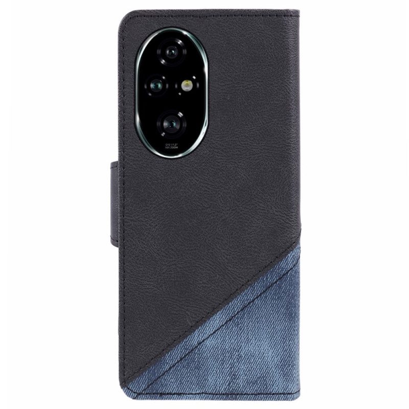 Leren Hoesje Voor Honor 200 Pro Bi-textuur