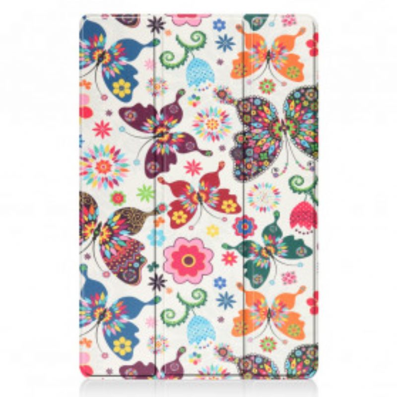 Bescherming Hoesje voor Xiaomi Pad 5 Vintage Bloem Pennenhouder