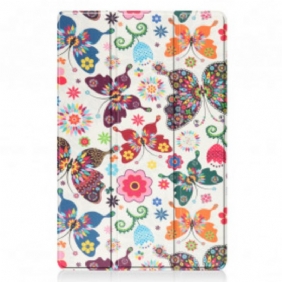 Bescherming Hoesje voor Xiaomi Pad 5 Vintage Bloem Pennenhouder