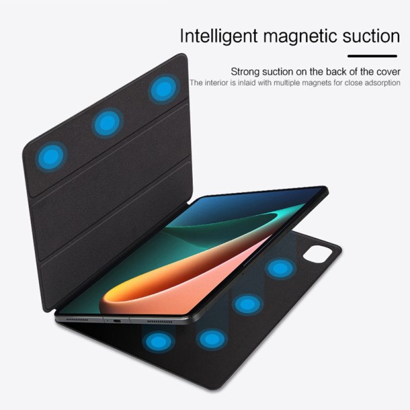 Cover voor Xiaomi Pad 5 Echt Lederen Kielzog