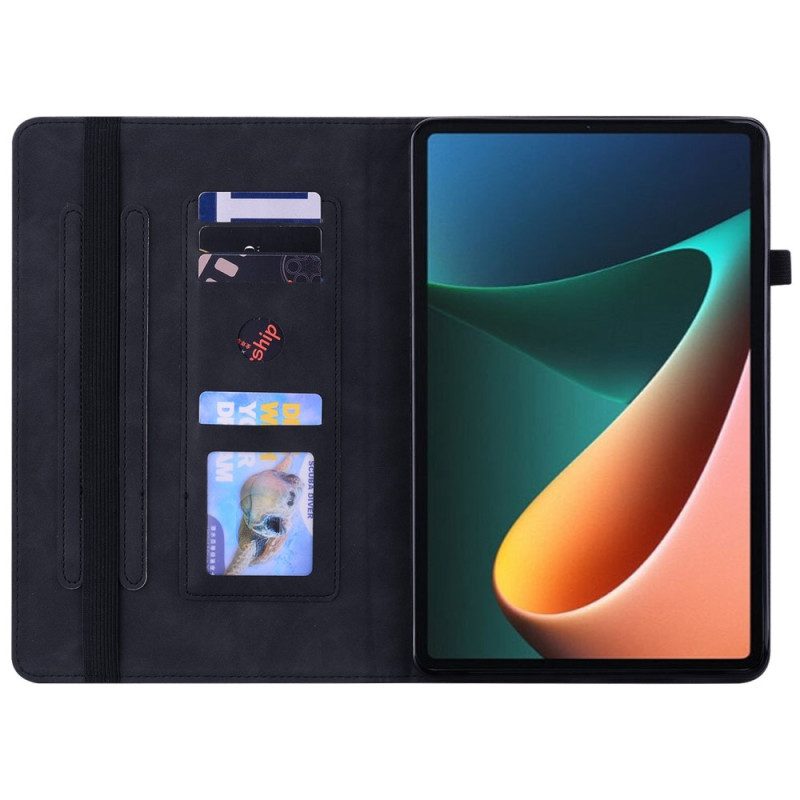 Folio-hoesje voor Xiaomi Pad 5 Zachte Elegantie Van Kunstleer