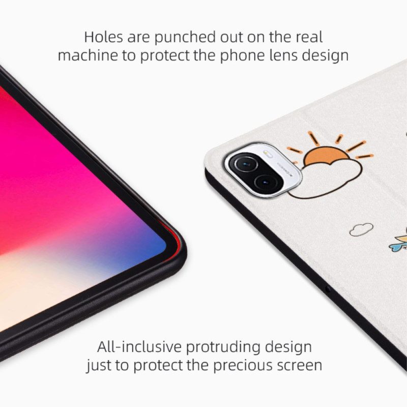 Hoesje voor Xiaomi Pad 5 Ja Hallo Kunstleer