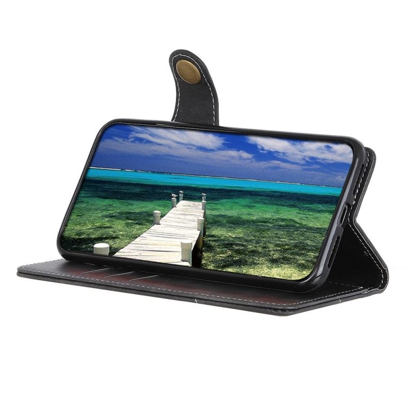 Flip Case voor Samsung Galaxy M33 5G Artistieke Knop