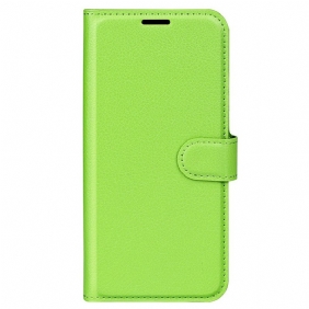 Flip Case voor Samsung Galaxy M33 5G Lychee Lederen Stijl