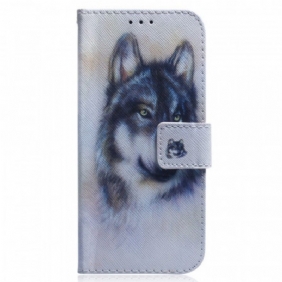 Folio-hoesje voor Samsung Galaxy M33 5G Aquarel Hond