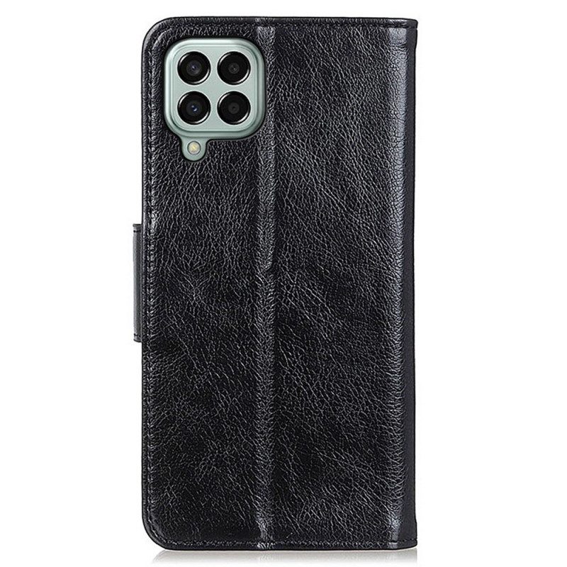 Folio-hoesje voor Samsung Galaxy M33 5G Echt Nappaleer